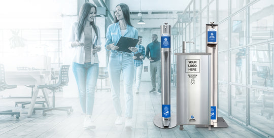 Freestanding Touchless Sanitizer Dispensers