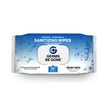 Germs Be Gone Antiseptic Sanitizing Wipes - 56 Count/Pack